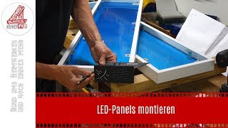 LEDPanels montieren [upl. by Corrinne]