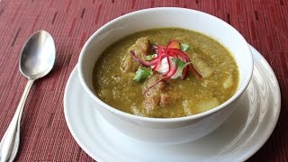 Chili Verde Recipe  Easy Pork amp Tomatillo Stew  How to Make Green Chili [upl. by Haraf]