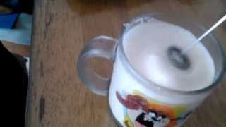 Aerolatte Review Frothing Cold Milk In Under 1 Minute [upl. by Melli907]