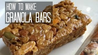 How to Make Chewy Granola Bars [upl. by Darcia]