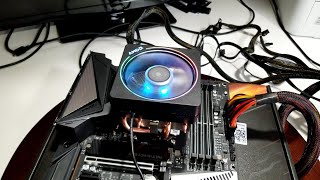 Ryzen 7 3800X Review Install amp Quick Look at Wraith Prism RGB CPU Cooler [upl. by Ahsinav136]